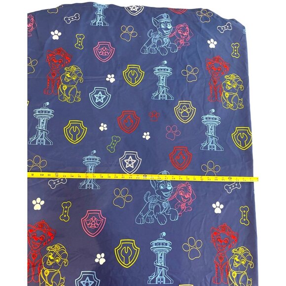 Kid 3 Piece Set Paw Patrol Nickelodeon Blue Twin Flat Sheet Pillowcases Bedding - Picture 8 of 12